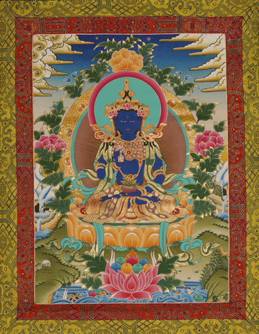 Thangka - Sangye Menlha Medicine Buddha